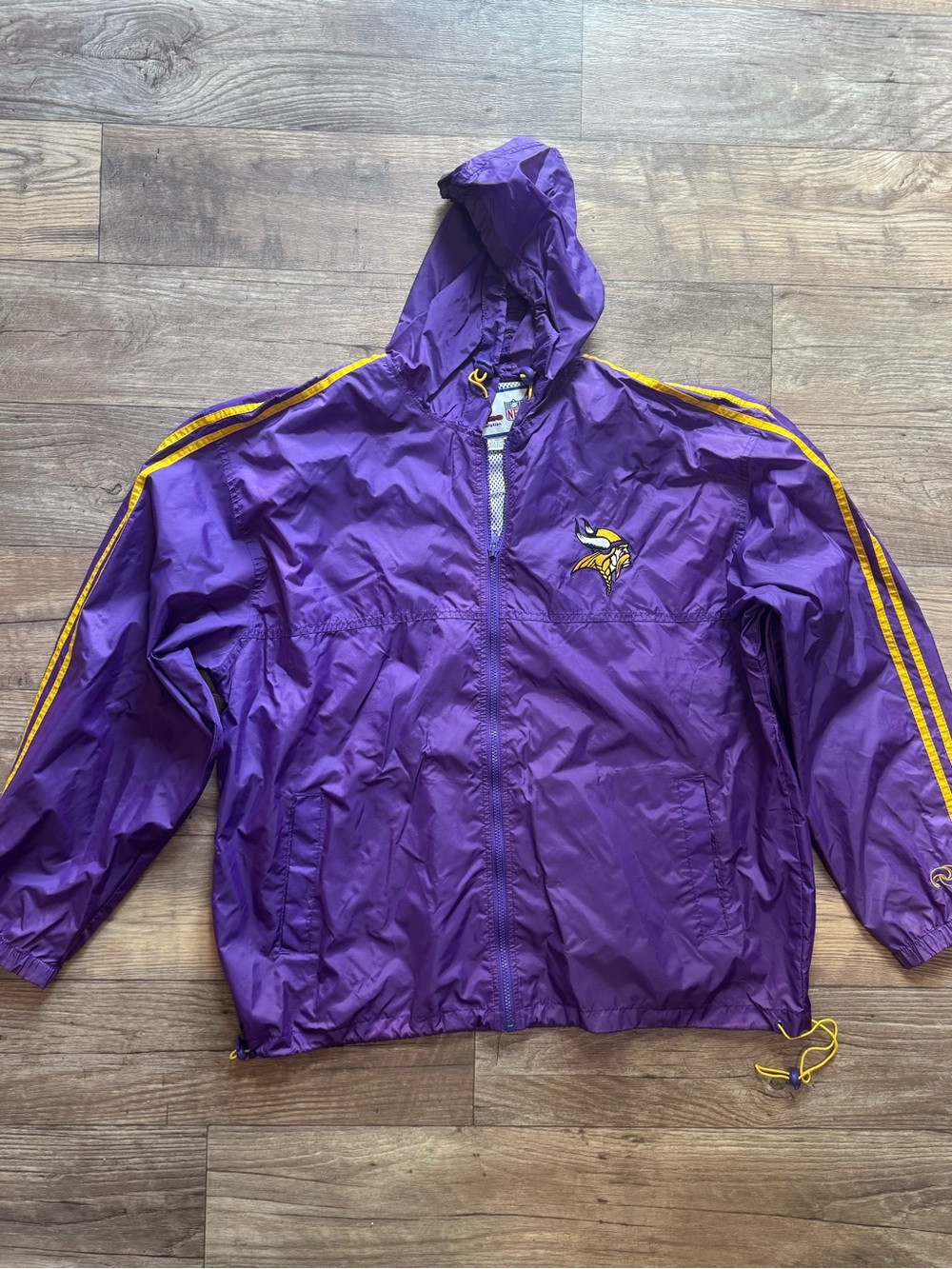 Men’s Minnesota Vikings Purple Windbreaker Jacket